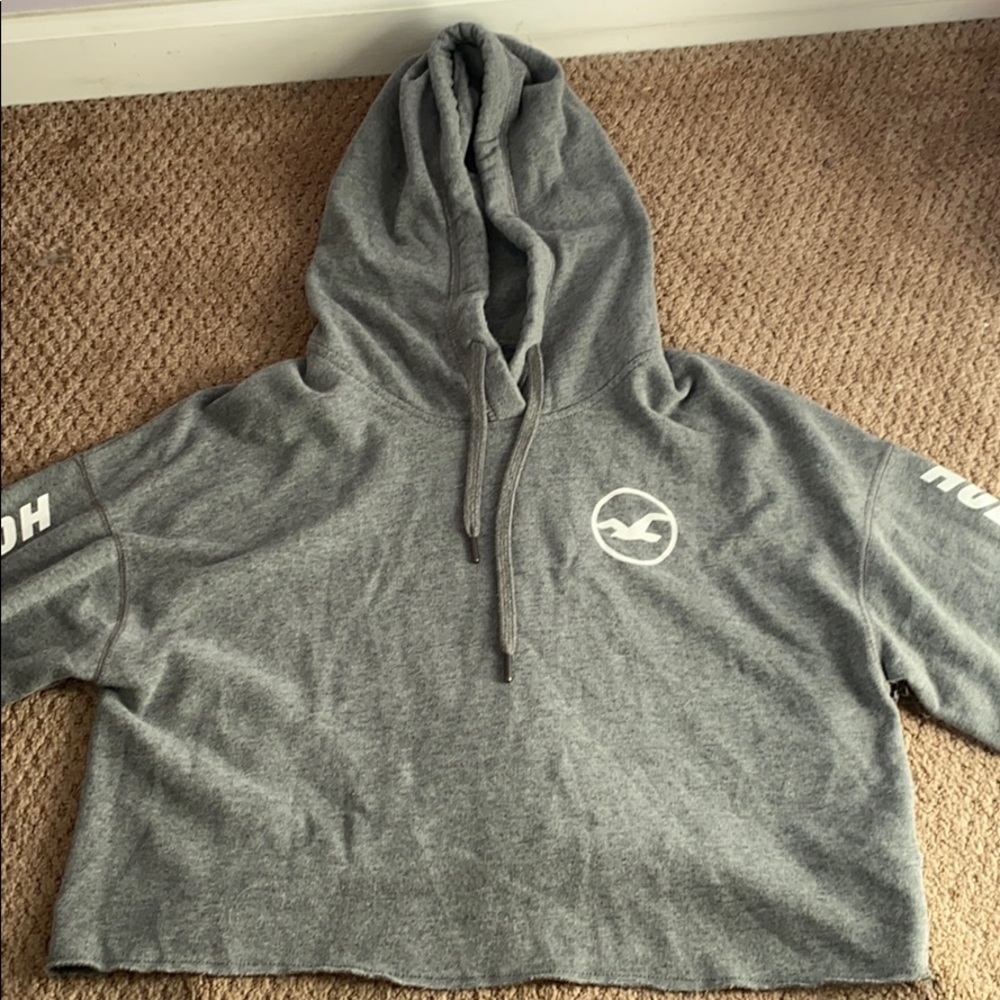 cropped hoodie